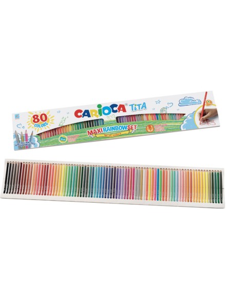 42890 lápiz de color Colores surtidos 80 pieza(s)