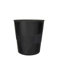 PAPELERA LEITZ WOW NEGRO 15L 52781095