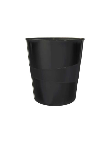 PAPELERA LEITZ WOW NEGRO 15L 52781095