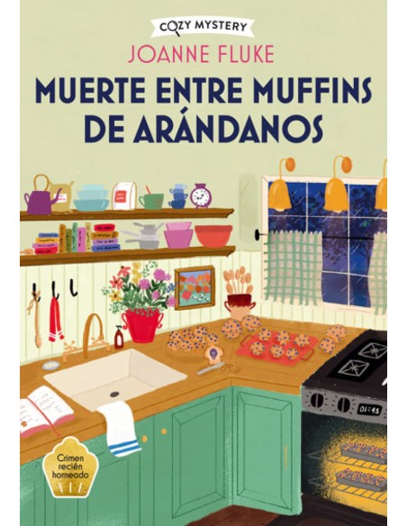 Muerte entre muffins de arandanos Cozy Mystery