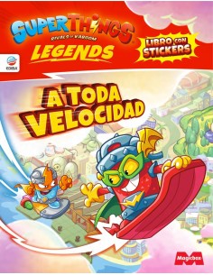 Libro de Stickers Superthings Legends Espana