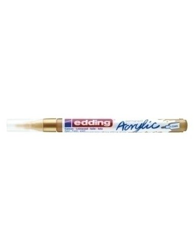 ROTUL.EDDING 5300 ACRYLIC 1-2 mm ORO - Pack de 10 unidades
