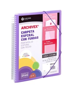 53036056 carpeta de cartón A4 Violeta
