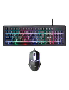 8434847033396 teclado Ratón incluido Juego USB QWERTY Español Negro