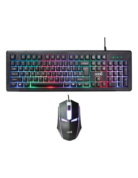 8434847033396 teclado Ratón incluido Juego USB QWERTY Español Negro 8434847033396 teclado Ratón incluido Juego USB QWERTY Español Negro