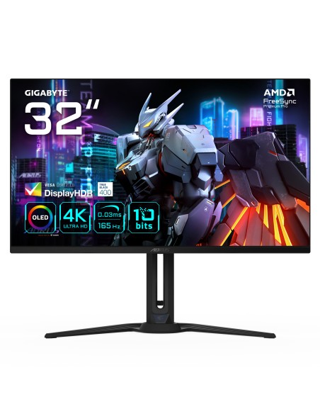 AORUS FO32U 31,5 Monitor de juegos UHD - 3840 x 2160 (UHD), 165Hz, 0,03ms, 250 cd/m², FreeSync Premium Pro, DisplayHDR True Bla