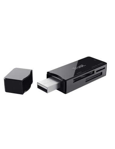 NANGA lector de tarjeta USB 3.2 Gen 1 (3.1 Gen 1) Type-A Negro