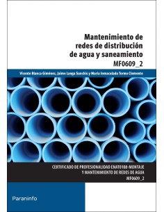 Mantenimiento de redes distribucion de agua y saneamiento
