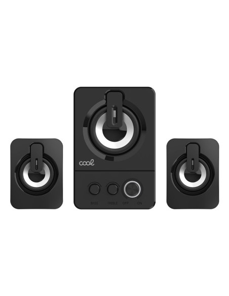 8434847070933 conjunto de altavoces 11 W PC/ordenador portátil Negro 2.1 canales 6 W