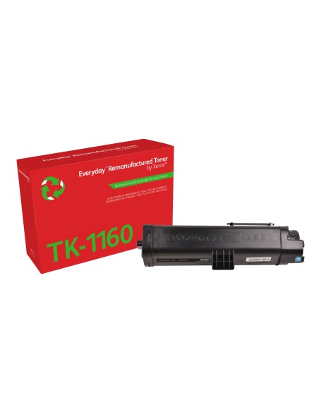 Remanufacturado Everyday Tóner Everyday Negro remanufacturado de Xerox es compatible con Kyocera TK-1160, Capacidad estándar