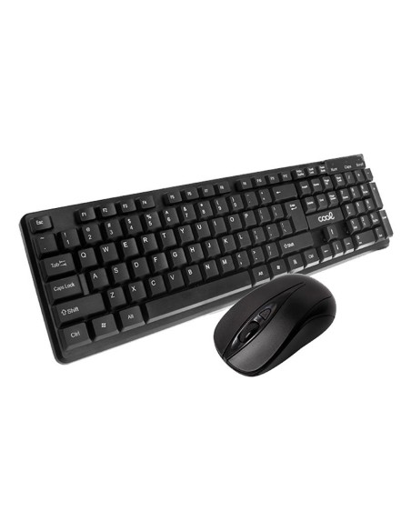 8434847033402 teclado Ratón incluido Hogar / Oficina QWERTY Español Negro 8434847033402 teclado Ratón incluido Hogar / Oficina QWERTY Español Negro