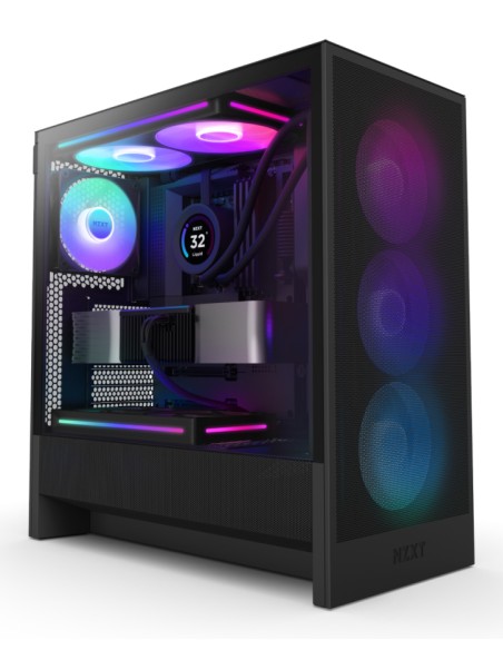 H5 Flow RGB Midi Tower Negro