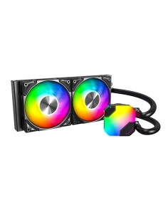 HYPERFLOW ARGB 240 Procesador Sistema de refrigeración líquida todo en uno 12 cm Negro 1 pieza(s)