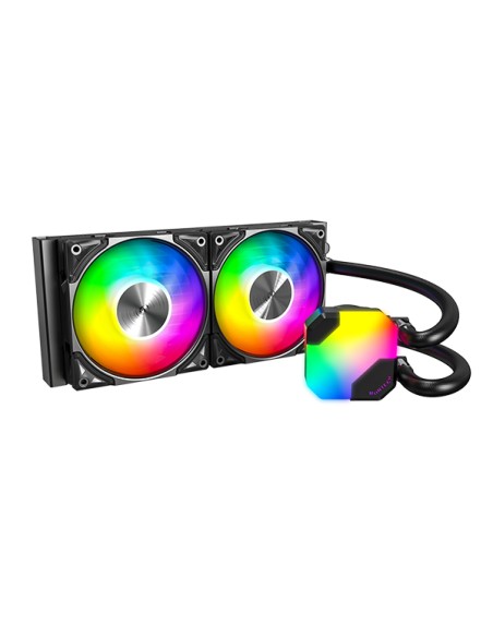 HYPERFLOW ARGB 240 Procesador Sistema de refrigeración líquida todo en uno 12 cm Negro 1 pieza(s)