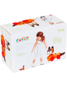GATO DE MADERA DE ARRASTRE CUBIKA