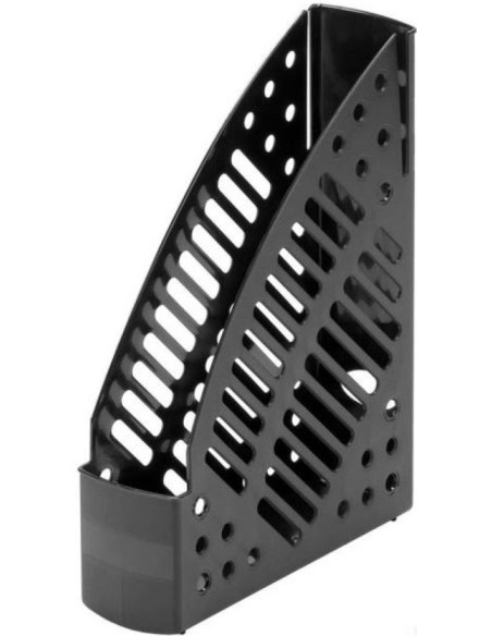 REVISTERO DE PLASTICO RECICLADO OPACO NEGRO 320X245X75MM