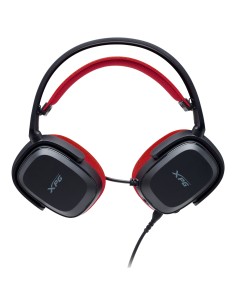 PRECOG STUDIO Auriculares Alámbrico Diadema Juego USB Tipo C Negro, Rojo