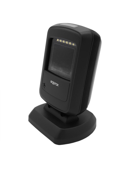 appLS07DESK Lector de códigos de barras fijo 1D/2D CMOS Negro, Gris