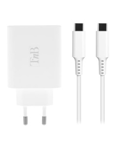 CHNBTINY65 cargador de dispositivo móvil Portátil, Smartphone, Tableta Blanco Corriente alterna Carga rápida Interior