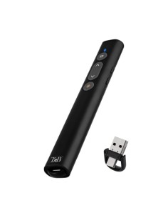 LASEREMOTE2 apuntador inalámbricos Negro