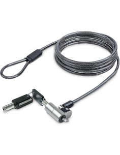 LL-NOTEBOOK-LOCK-NANO cable antirrobo Negro, Acero 1,8 m