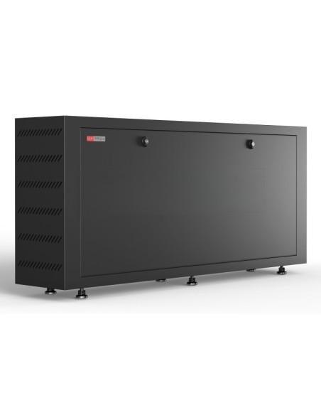 WPN-RNS-171202-B armario rack 17U Bastidor para instalación en suelo Negro