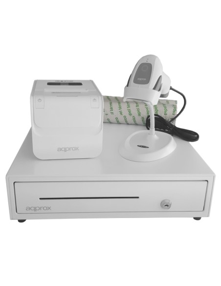 appPOSPACK4180WH2D 203 x 203 DPI Alámbrico Térmico Impresora de recibos