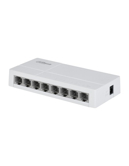 PoE DH-SF1008 switch No administrado Fast Ethernet (10/100) Energía sobre Ethernet (PoE) Escritorio Gris claro