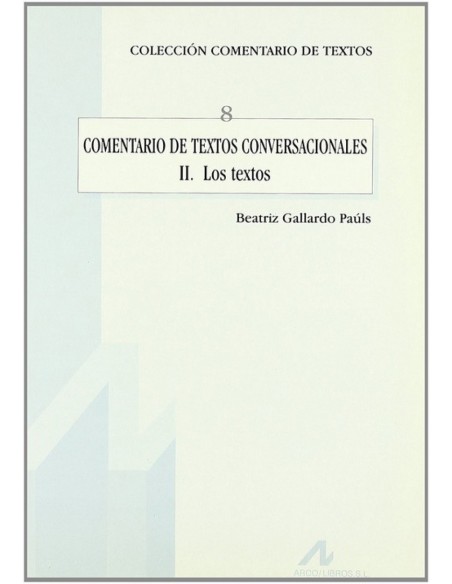 Comentario de textos conversacionales