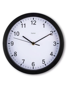 Elba Reloj de cuarzo Alrededor Negro, Blanco