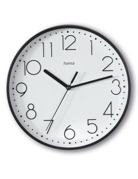 Salina Reloj de cuarzo Alrededor Negro, Blanco