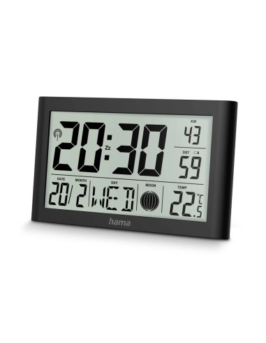 Martinique Reloj despertador digital Negro
