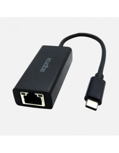 APPC43 cambiador de género para cable USB Type-C RJ-45 Negro