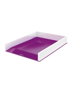 BANDEJA LEITZ WOW DUAL A4 BLANCO/VIOLE 53611062