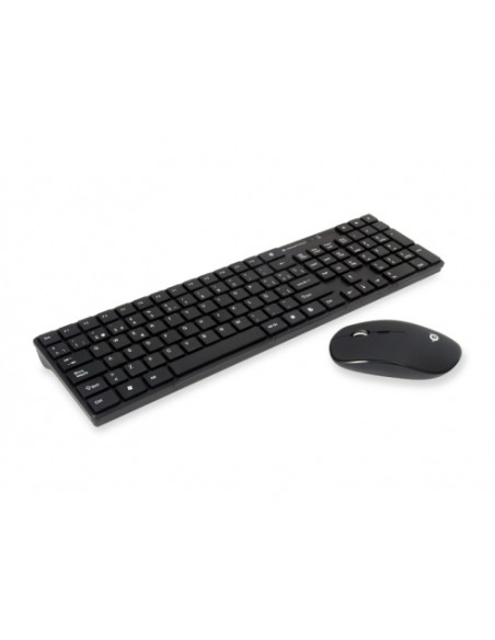 Orazio teclado Ratón incluido Hogar RF inalámbrico QWERTY Español Negro Orazio teclado Ratón incluido Hogar RF inalámbrico QWERTY Español Negro