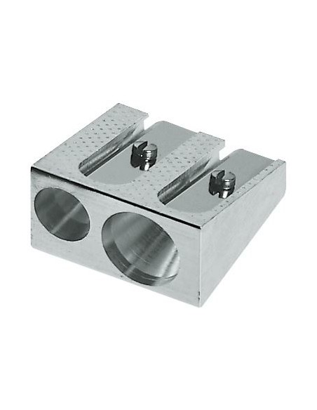 50-34 Sacapuntas manual Plata 183400 - Pack de 20 unidades