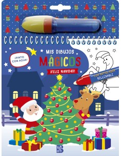 PINTO CON AGUA FELIZ NAVIDAD