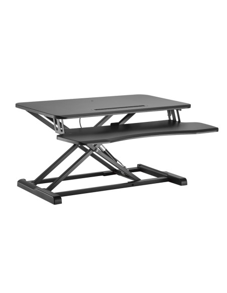 650840 soporte para monitor Escritorio Negro