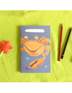 Caderno liso caranguejo