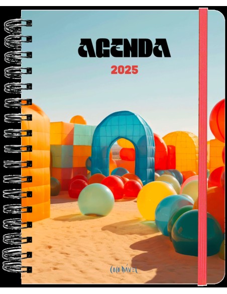 Agenda anual semanal 2025 Coco Davez