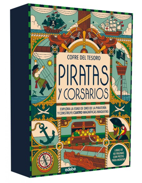 COFRE DEL TESORO PIRATAS Y CORSARIOS