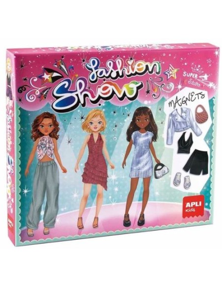 Juego magnetico moda fashion show 42 piezas