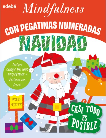 MINDFULNESS CON PEGATINAS NUMERADAS NAVIDAD