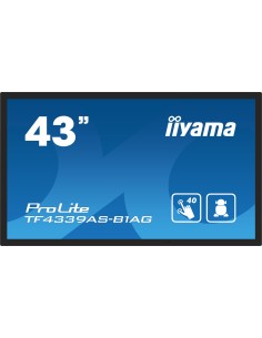 TF4339AS-B1AG pantalla de señalización Pantalla plana para señalización digital 108 cm (42.5") LED 500 cd / m² 4K Ultra HD Negro