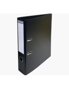 53741E carpeta Caja de cartón Negro A4