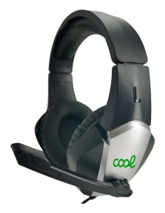 8434847045801 auricular y casco Auriculares Alámbrico Diadema Juego Negro, Plata