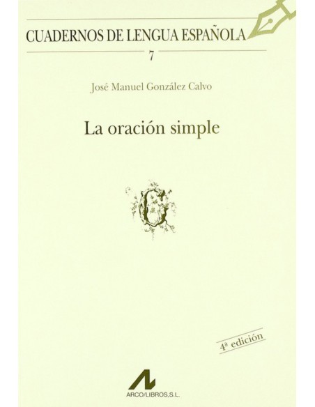 La oracion simple
