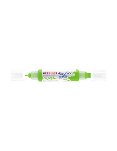 Acryl 3D Double Liner marcador permanente Verde, Amarillo 1 pieza(s)