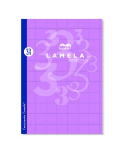 LIBRETA LAMELA FORMATO A4 RAYADO 4 MM - 50 HOJAS POLIPROPILENO 90 GRS. LAMELA 06A4P04