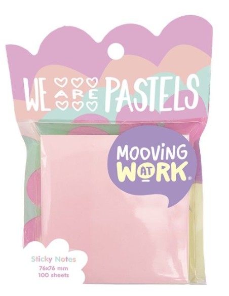 BLISTER NOTAS ADHESIVAS PASTEL 76X76 100H MAW MANIA SURTIDO BLISTER NOTAS ADHESIVAS PASTEL 76X76 100H MAW MANIA SURTIDO